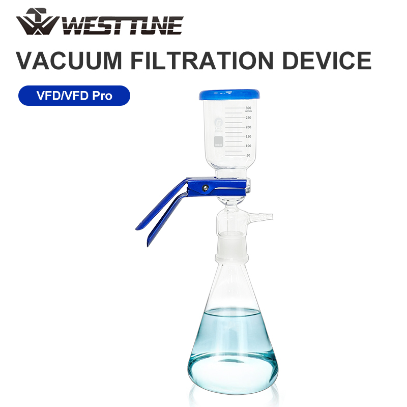 Ultrasonic Cleaner Lab - WESTTUNE ห้องปฏิบัติการเครื่องกรองสุญญากาศเครื่องกลั่น 250/500/1000/2000/3000 มลแก้วบอโรซิลิเกตขวดกรองของเหลว