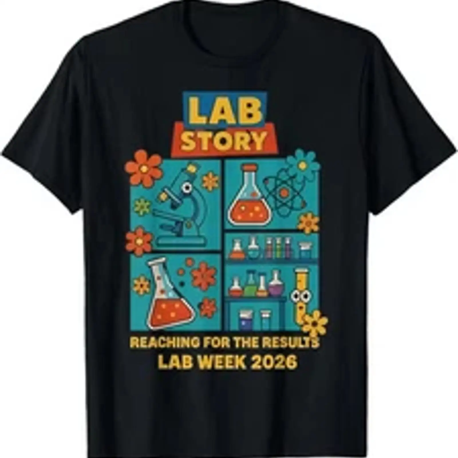 Medical Lab Week 2026 - เสื้อยืดวันพักผ่อนวันที่ 2026 ของงาน Laboratory Week สำหรับช่างเทคนิคทางการแพทย์