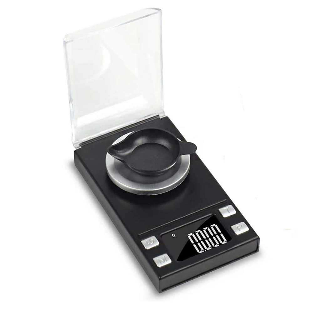 X Medical Lab - เครื่องชั่งน้ําหนักอิเล็กทรอนิกส์เครื่องชั่งความแม่นยํา 0.001 LCD เครื่องประดับดิจิตอลสมุนไพร Lab น้ําหนักมิลลิกรัมขนาด