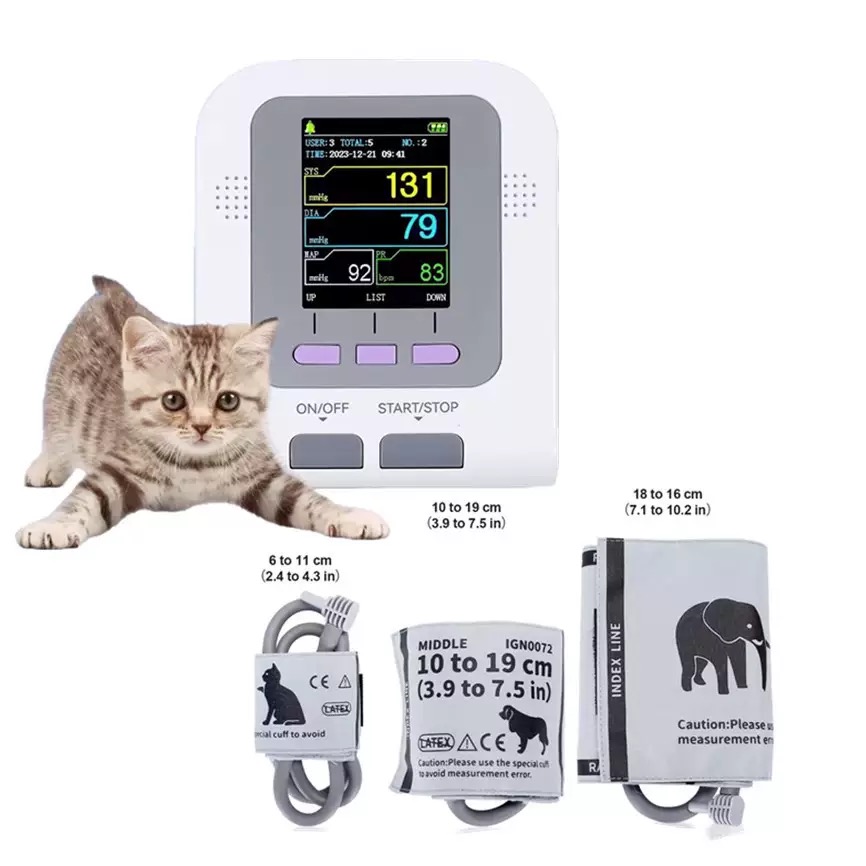 Blood Pressure Monitor - เครื่องวัดความดันโลหิตสำหรับสัตว์ CONTEC08A-VET อุปกรณ์สัตวแพทย์ เครื่องวัดความดันโลหิตสัตว์