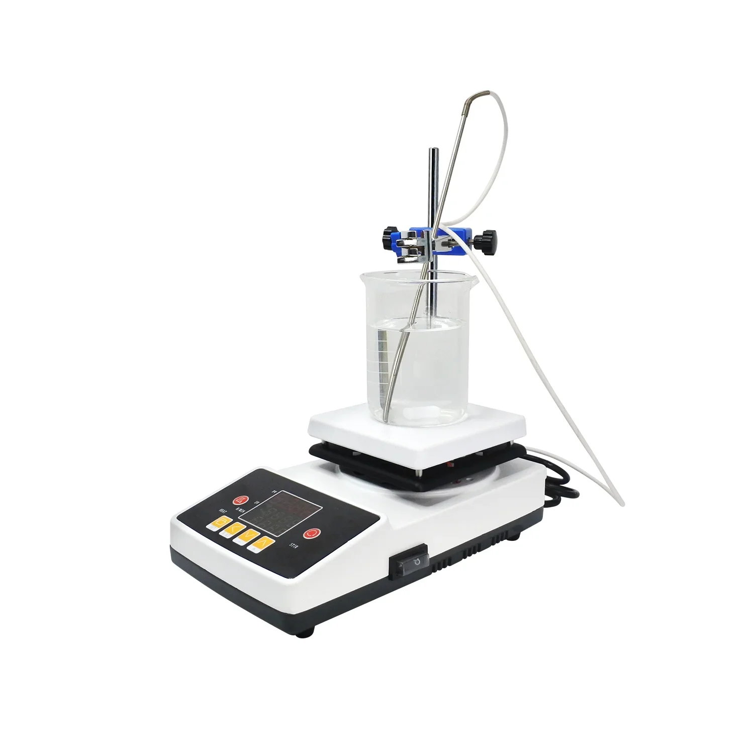 Magnetic Stirrer Hotplate - เครื่องกวนสารแบบแม่เหล็กไฟฟ้าพร้อมแผ่นทำความร้อนดิจิตอล คุณภาพสูง ขนาด 50 มล.-10 ลิตร