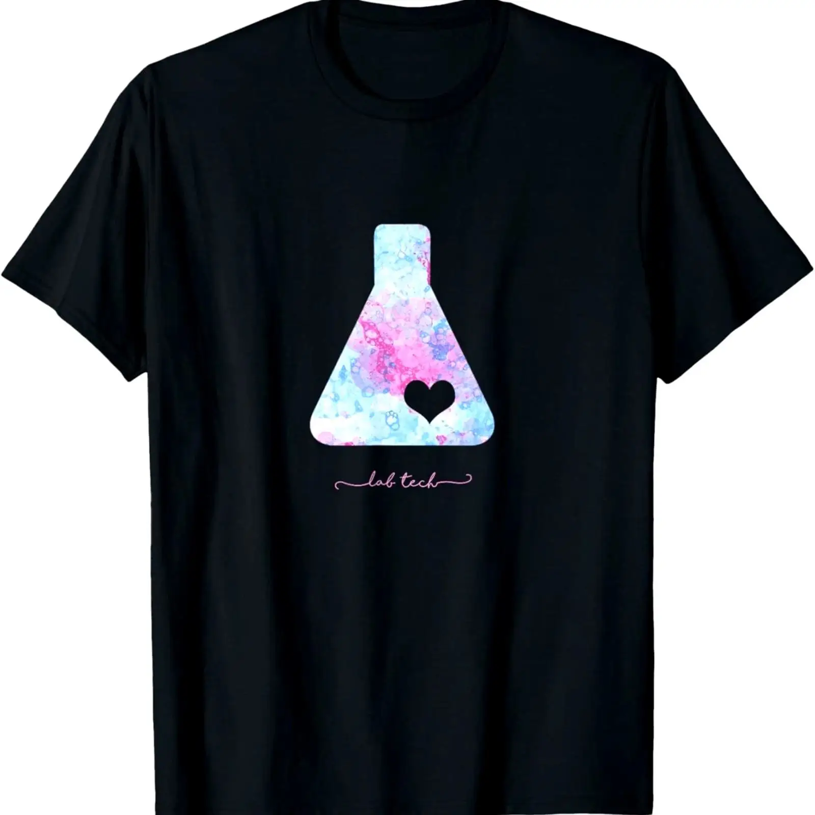 Medical Lab And Science - เสื้อยืดลายบีกเกอร์รูปหัวใจ สำหรับวิทยากรทางการแพทย์ ของขวัญสัปดาห์แห่งความรัก น้ำหนัก 180 กรัม