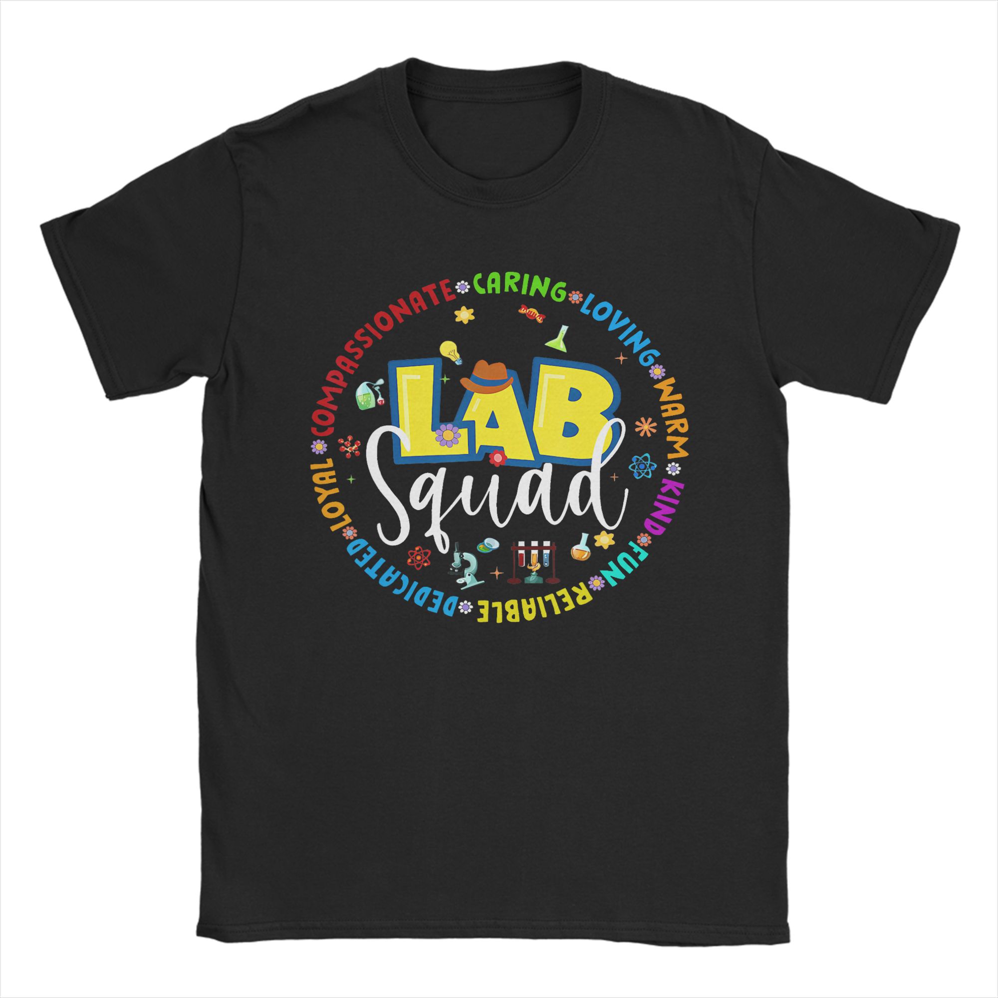 Medical Lab Week 2026 - Lab Squad Lab Week 2026 เสื้อยืดทีมช่างเทคนิคห้องปฏิบัติการทางการแพทย์เสื้อยืดผู้ชายสุดเจ๋งเสื้อยืดคอกลมฤดูร้อนเสื้อผ้าขายส่ง