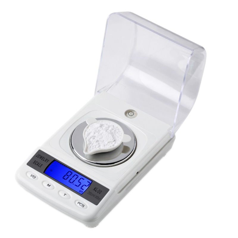 X Medical Lab - 100g/50g 0.001g เครื่องชั่งดิจิตอล LCD สำหรับเครื่องประดับ เครื่องชั่งน้ำหนักเพชรความแม่นยำสูง