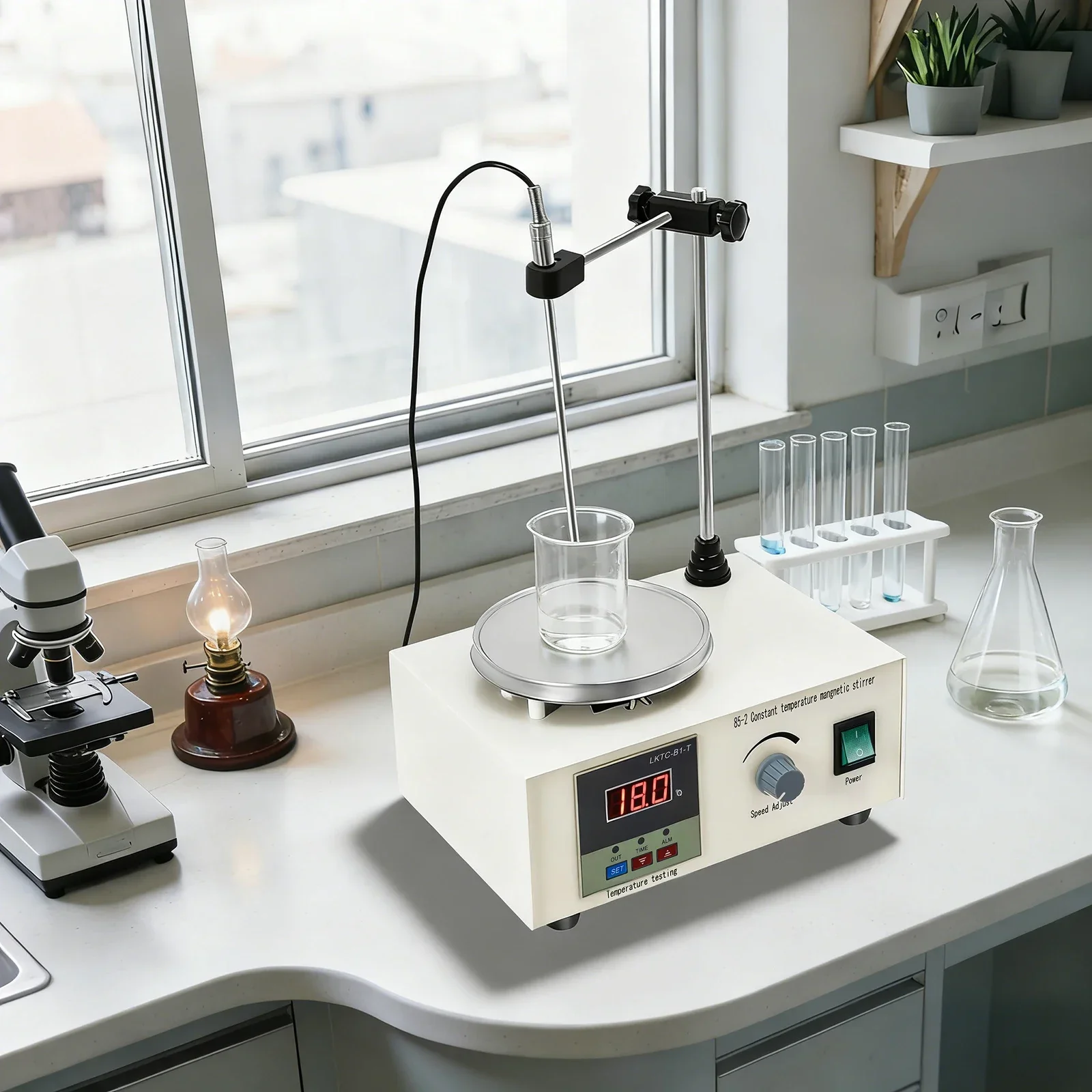 เครื่องกวนสารแม่เหล็กขนาด 2000 - Magnetic Stirrer Hotplate บทวิจารณ์และราคา