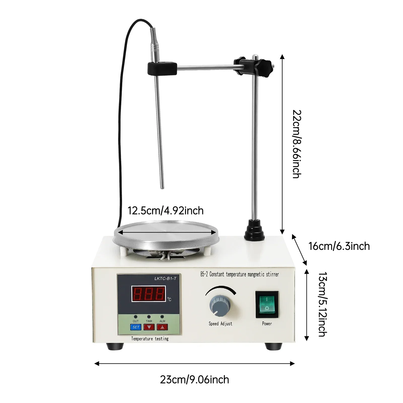 เครื่องกวนสารแม่เหล็กขนาด 2000 - Magnetic Stirrer Hotplate บทวิจารณ์และราคา