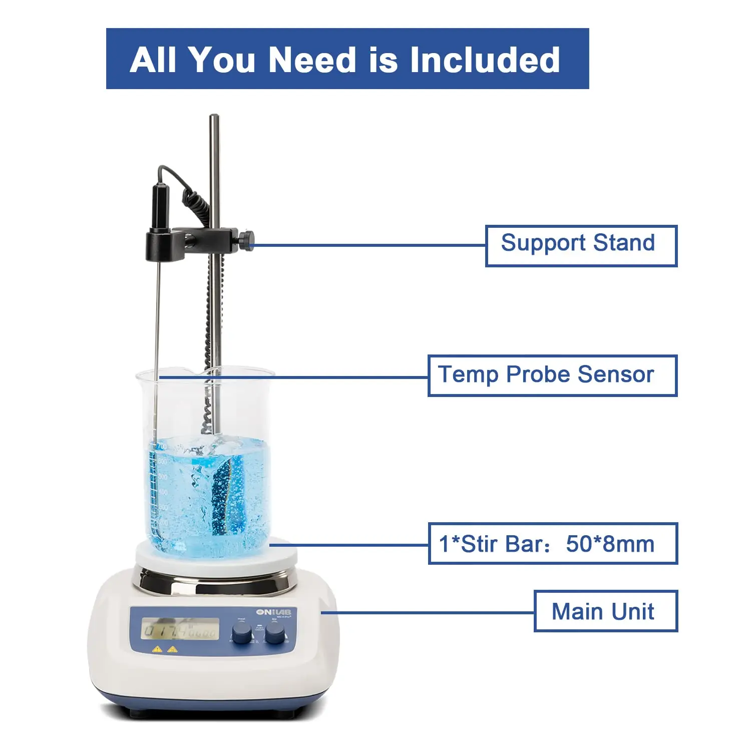 ONiLAB 340C เครื่องกวนสารแบบแม - Magnetic Stirrer Hotplate บทวิจารณ์และราคา