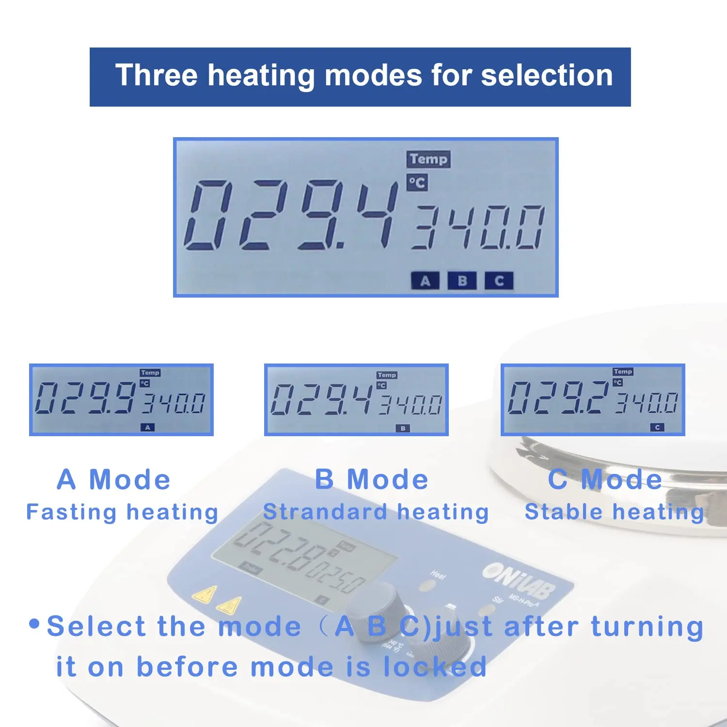 ONiLAB 340C เครื่องกวนสารแบบแม - Magnetic Stirrer Hotplate บทวิจารณ์และราคา
