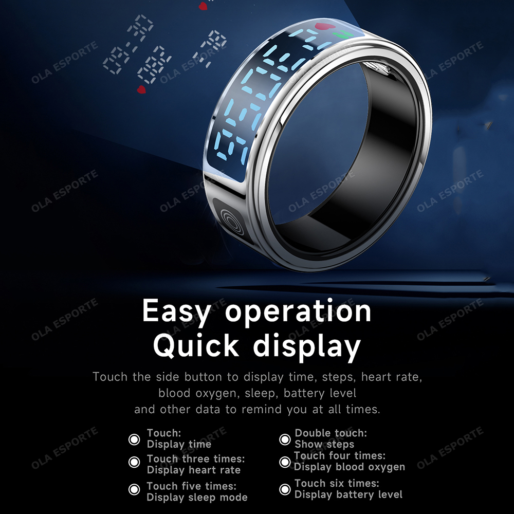 2026 แหวนอัจฉริยะพร้อมช่องชาร์ - Blood Pressure Monitor บทวิจารณ์และราคา