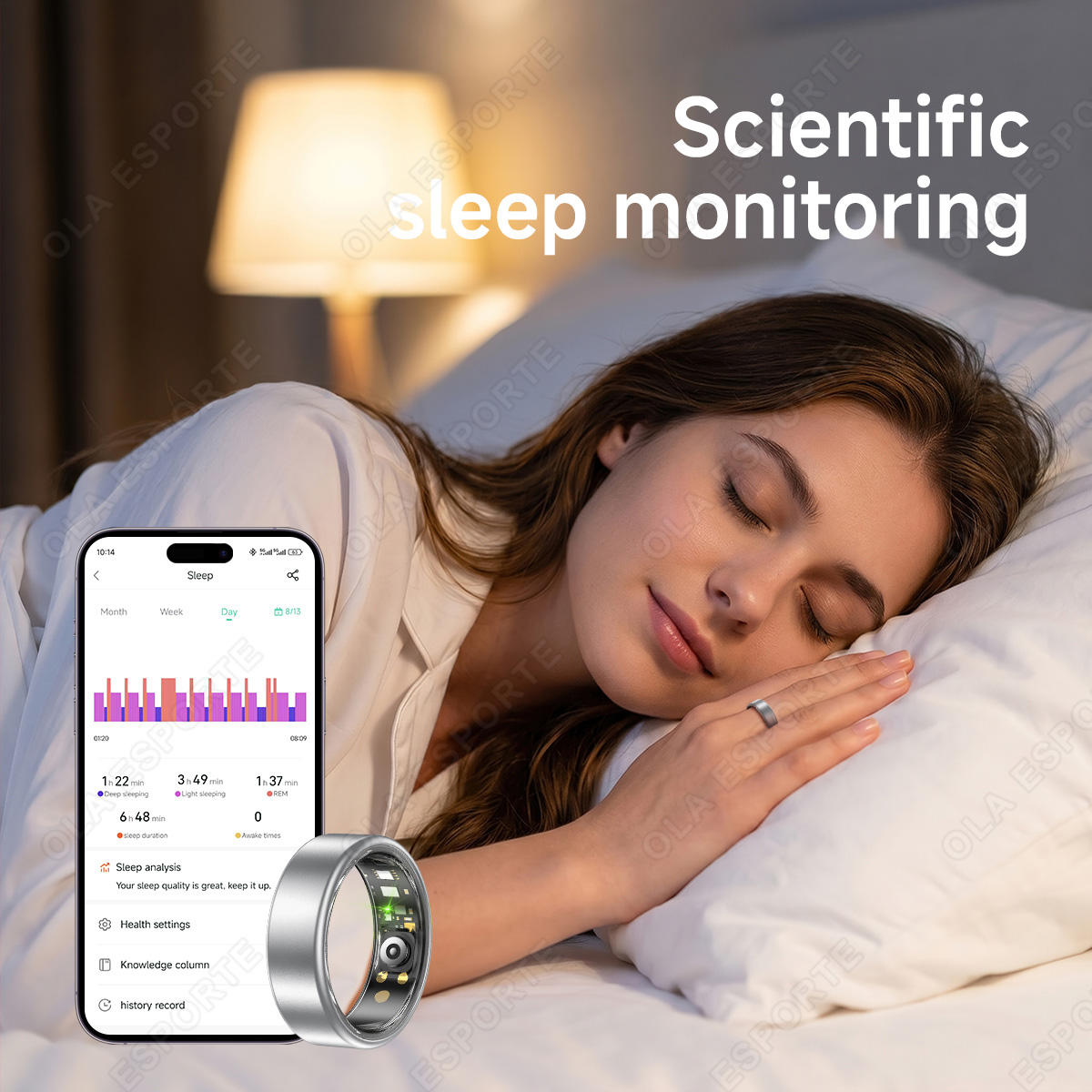 แหวนอัจฉริยะทุกขนาด (6-14) สำห - Blood Pressure Monitor บทวิจารณ์และราคา