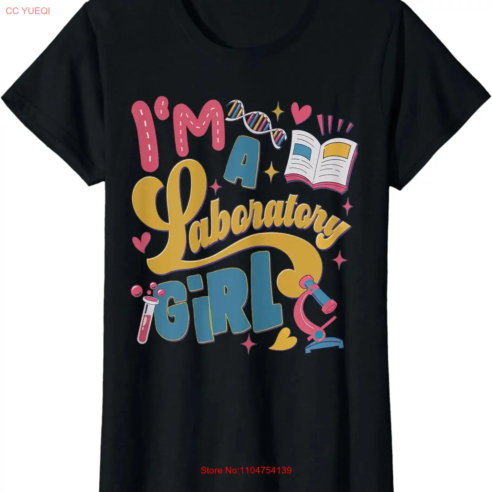 เสื้อยืดคอกลมสำหรับผู้หญิง I'm - Medical Lab And Science บทวิจารณ์และราคา