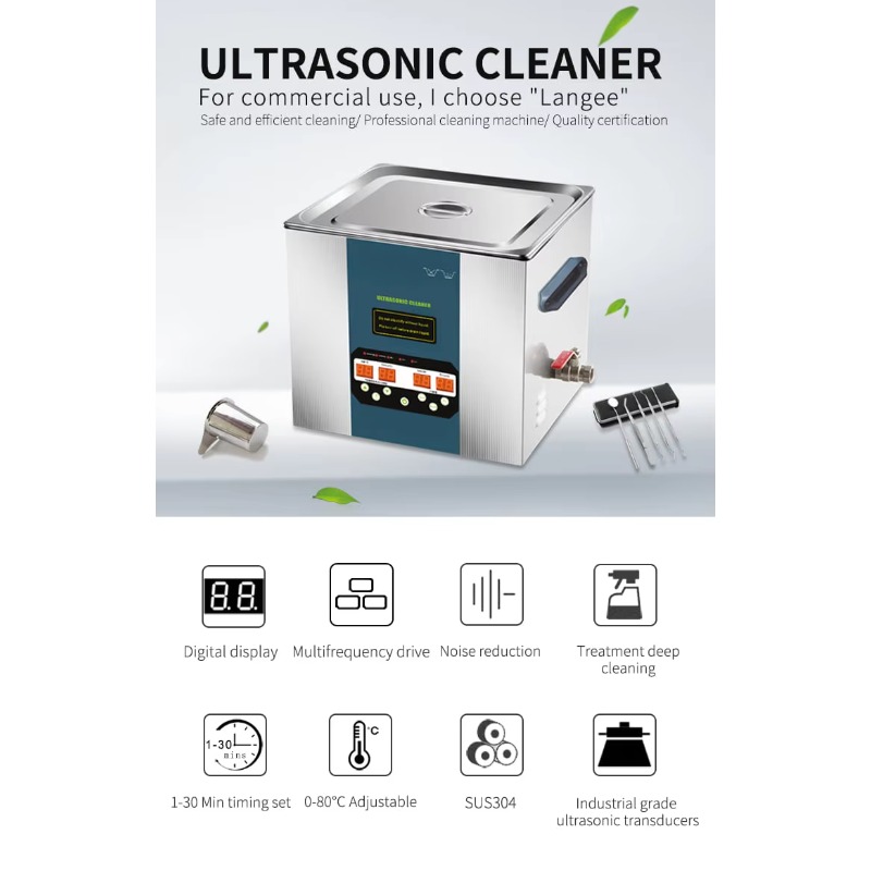 เครื่องทำความสะอาดชิ้นส่วนโลหะ - Ultrasonic Cleaner Lab บทวิจารณ์และราคา