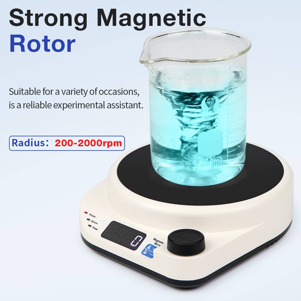 เครื่องกวนแม่เหล็ก3L/5L แบบพื้ - Magnetic Stirrer Hotplate บทวิจารณ์และราคา