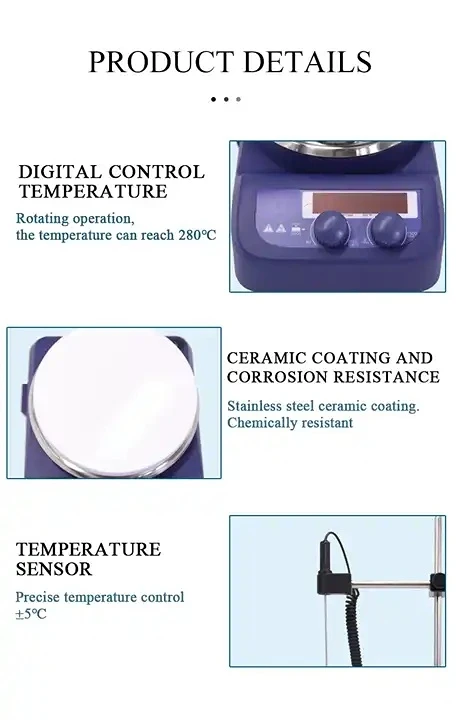 เครื่องกวนสารแม่เหล็กแบบให้ควา - Magnetic Stirrer Hotplate บทวิจารณ์และราคา