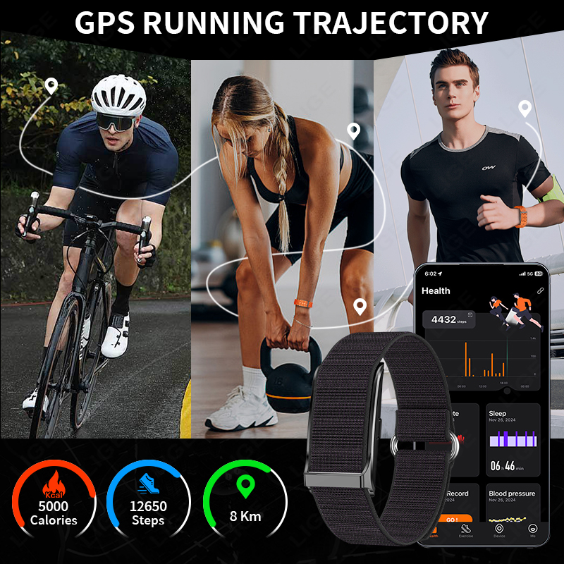 LIGE 100+ สมาร์ทแบนด์ติดตามการ - Blood Pressure Monitor บทวิจารณ์และราคา