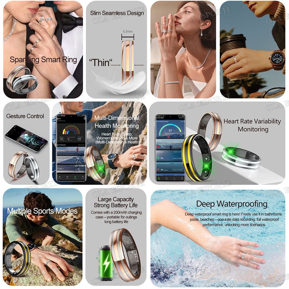 แหวนอัจฉริยะตรวจจับการเคลื่อนไ - Blood Pressure Monitor บทวิจารณ์และราคา